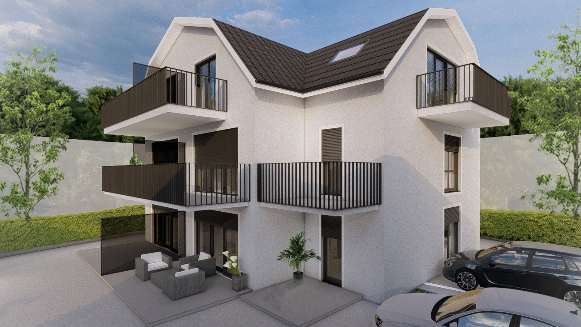 Außenarbeiten – Fassaden, Dächer, Umgebung